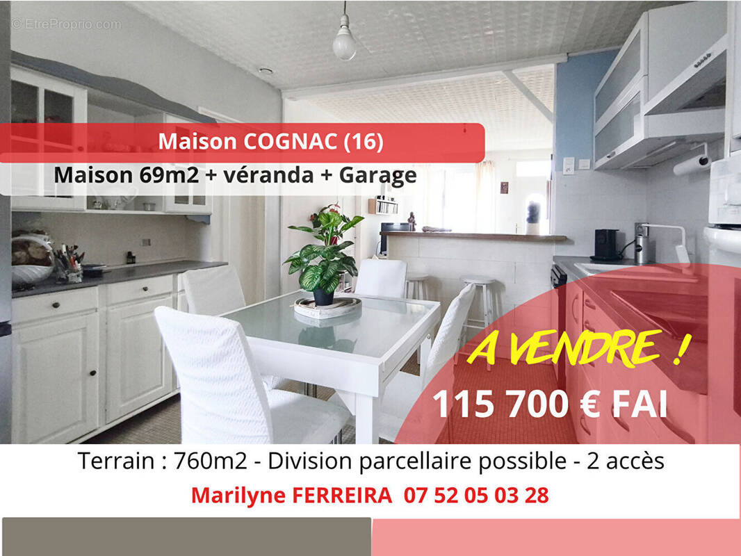Maison à COGNAC