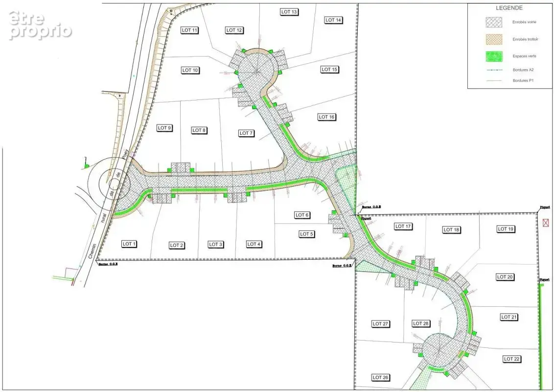 Terrain Carresse Cassaber 970 m2 LOT 10 - photo 2