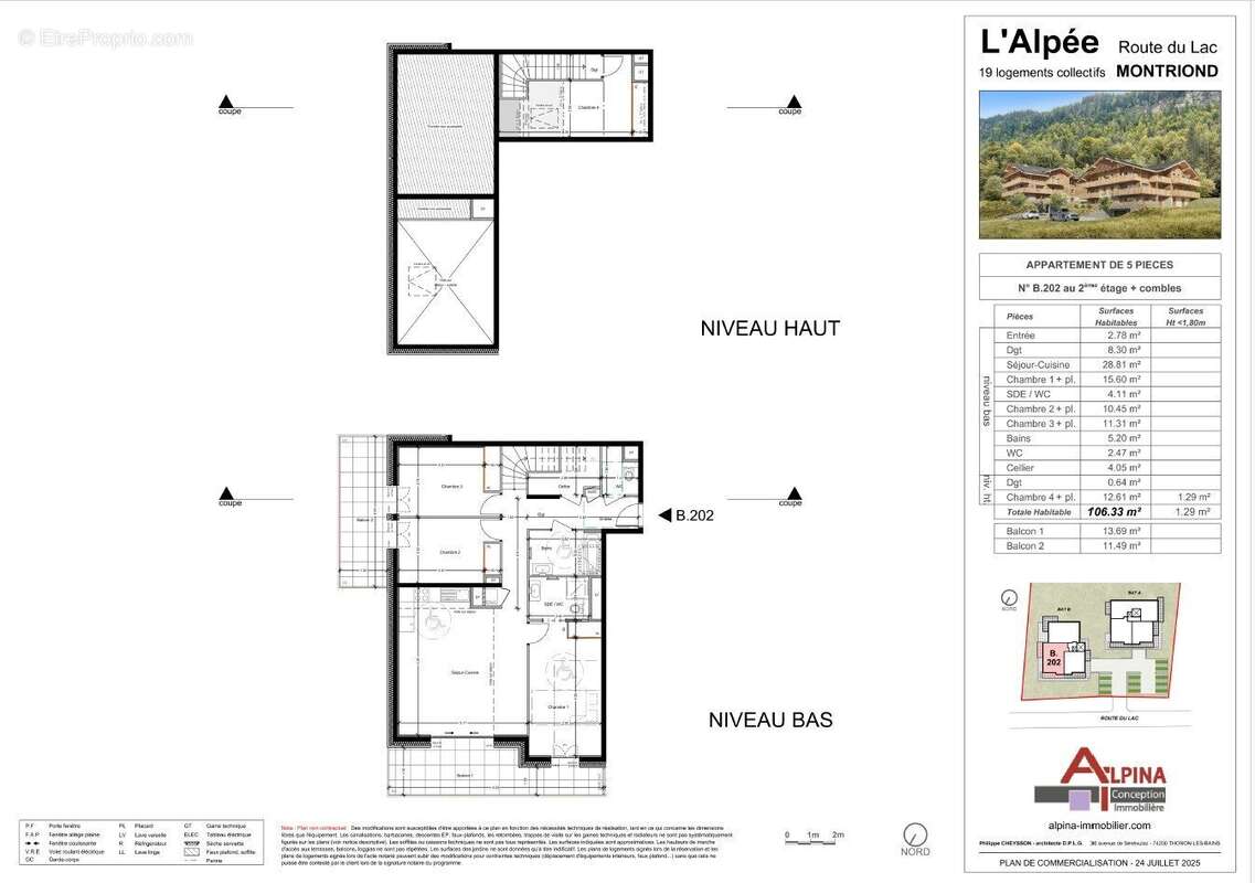 Appartement à MONTRIOND