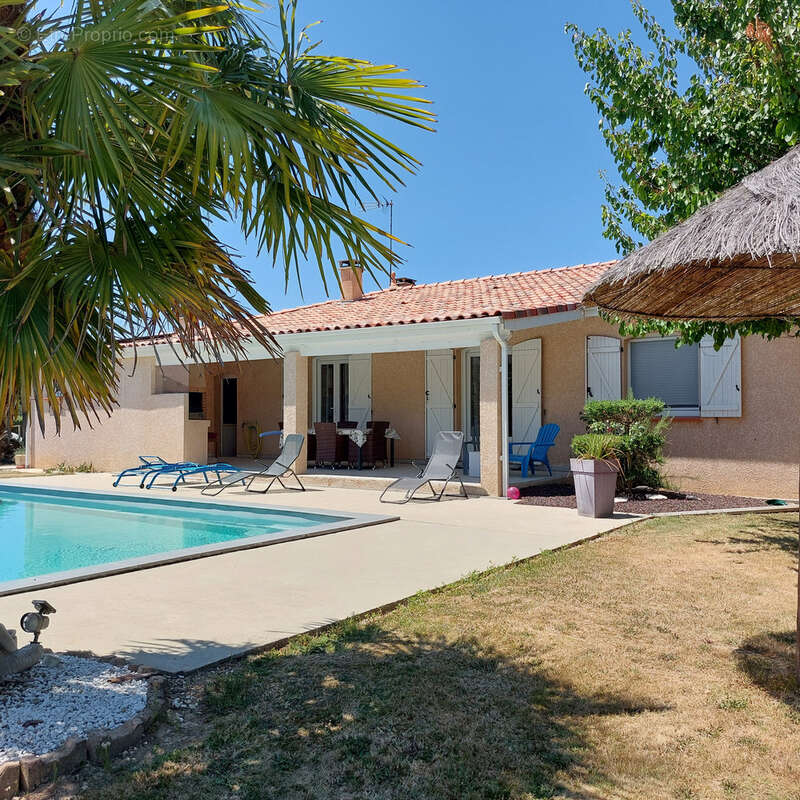 Maison à vendre 5 pièces CAMPSAS (82)avec garage attenant et double garage indépendant, piscine, terrasse couverte, puits, sur 2 - photo 46