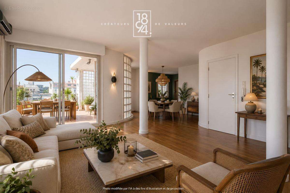 Appartement T3 à vendre Marseille 8e (13008)  100 m²  Toit Terrasse Dernier étage Carré d'Or - photo 3
