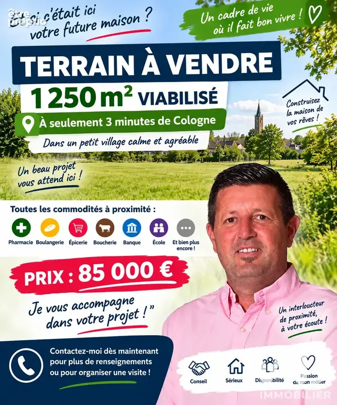 Photo 1 - Terrain à COLOGNE