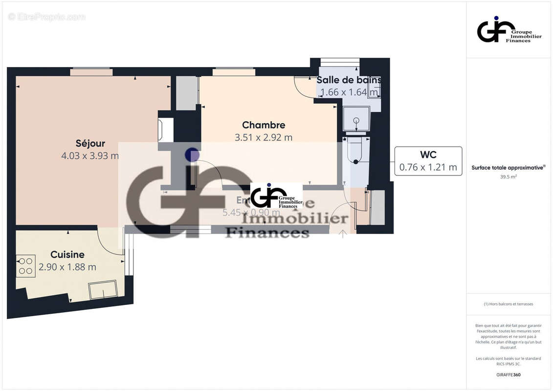 Appartement 42 m² à Paris-16e  - photo 2
