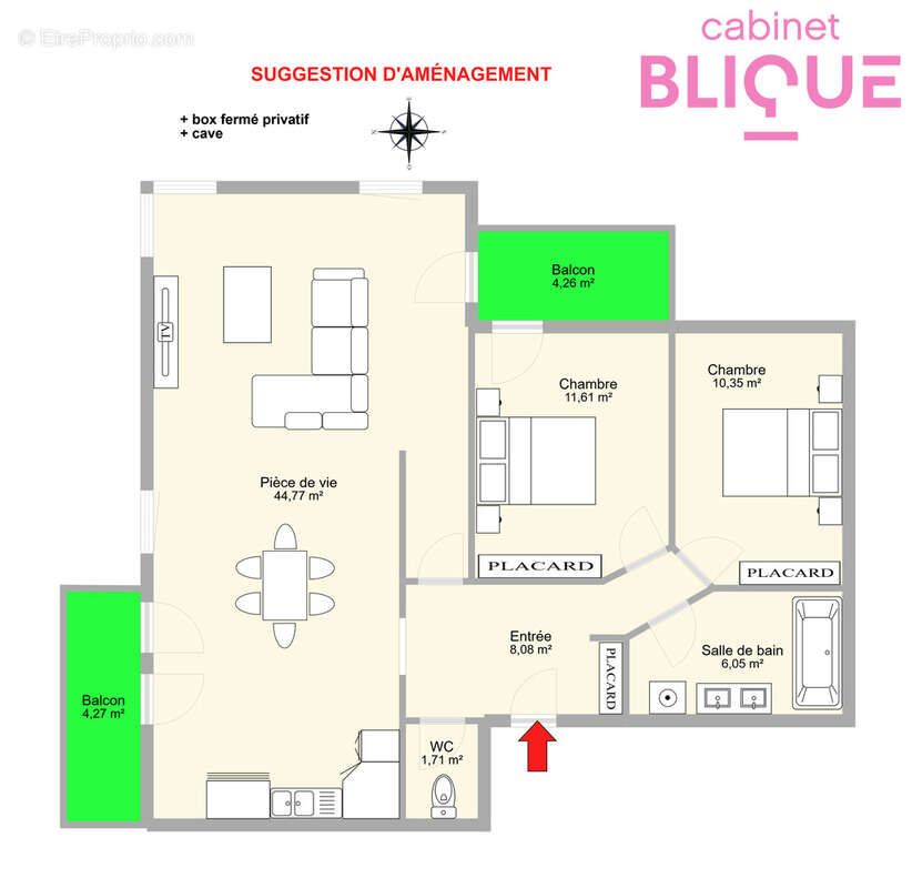 Appartement à VILLERS-LES-NANCY