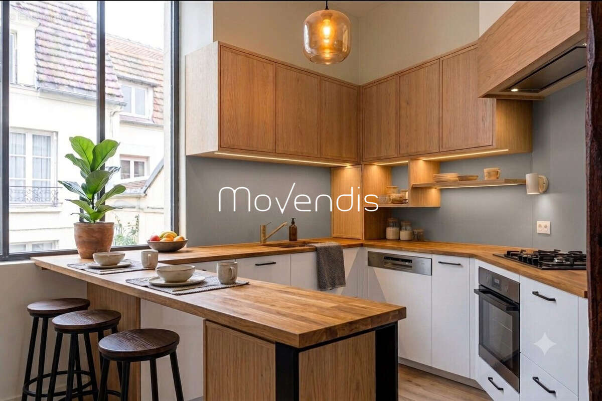 Photo non contractuelle - Création assistée par l'IA - Appartement à SURESNES