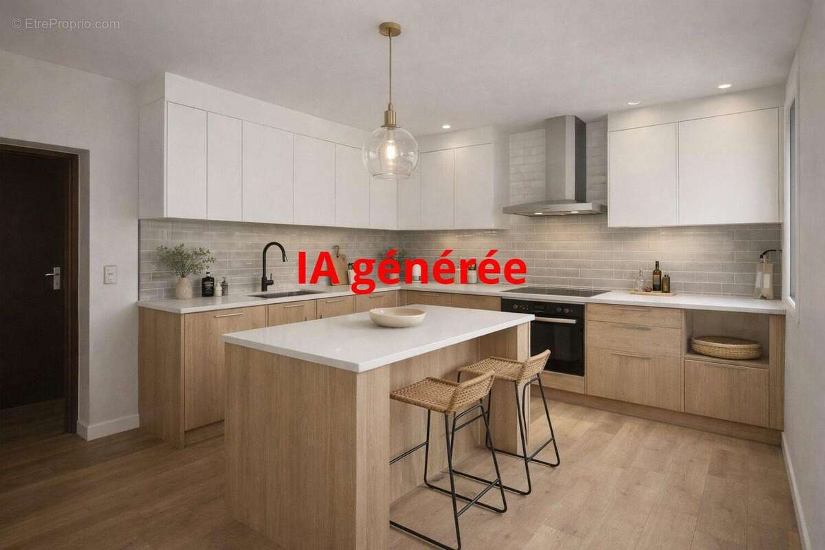 Suggestion d'aménagement intérieur (visuel généré par IA) - Maison à SAINTE-FOY-DE-BELVES