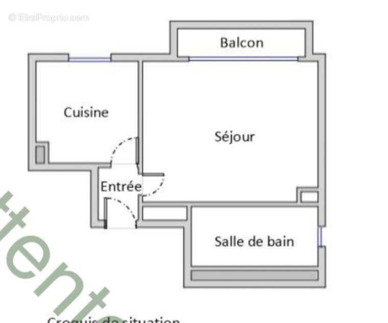 Studio lumineux avec balcon au 4ème étage avec ascenseur situé rue Voltaire - photo 5