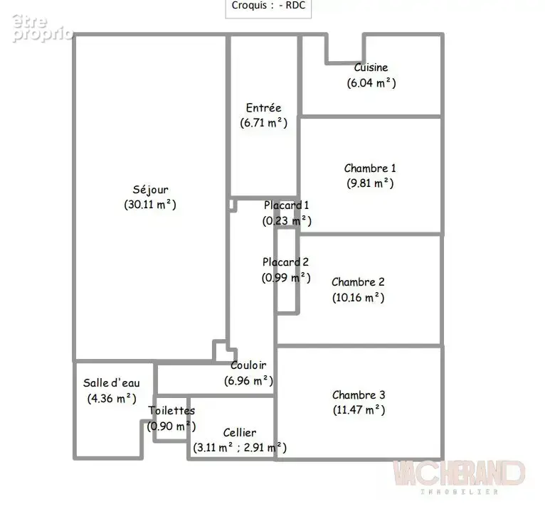 Appartement 90 m² à Lambersart  - photo 3