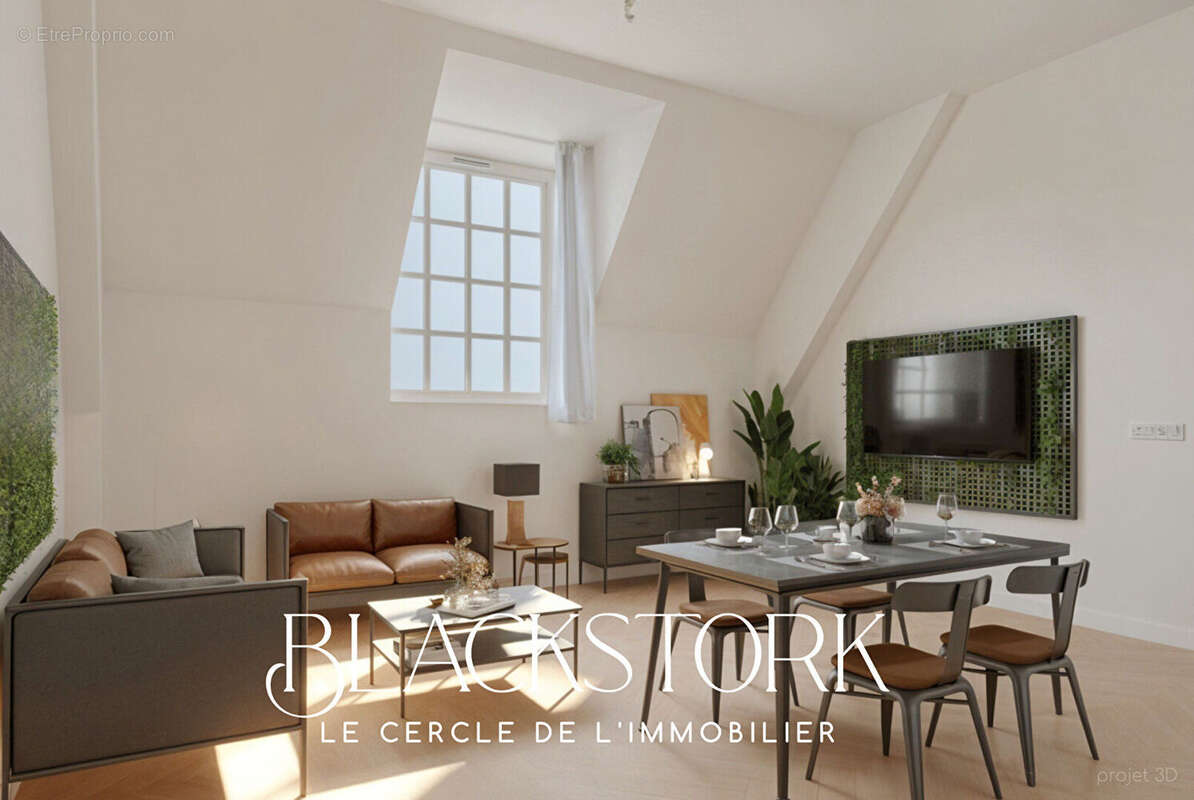 Appartement Marquette Lez Lille 3 pièces 91.42 m2 - photo 3