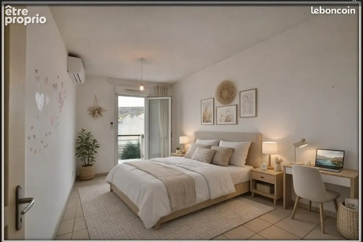 Pézenas – Dernier étage – T2 avec mezzanine, terrasse, climatisation et parking - photo 2