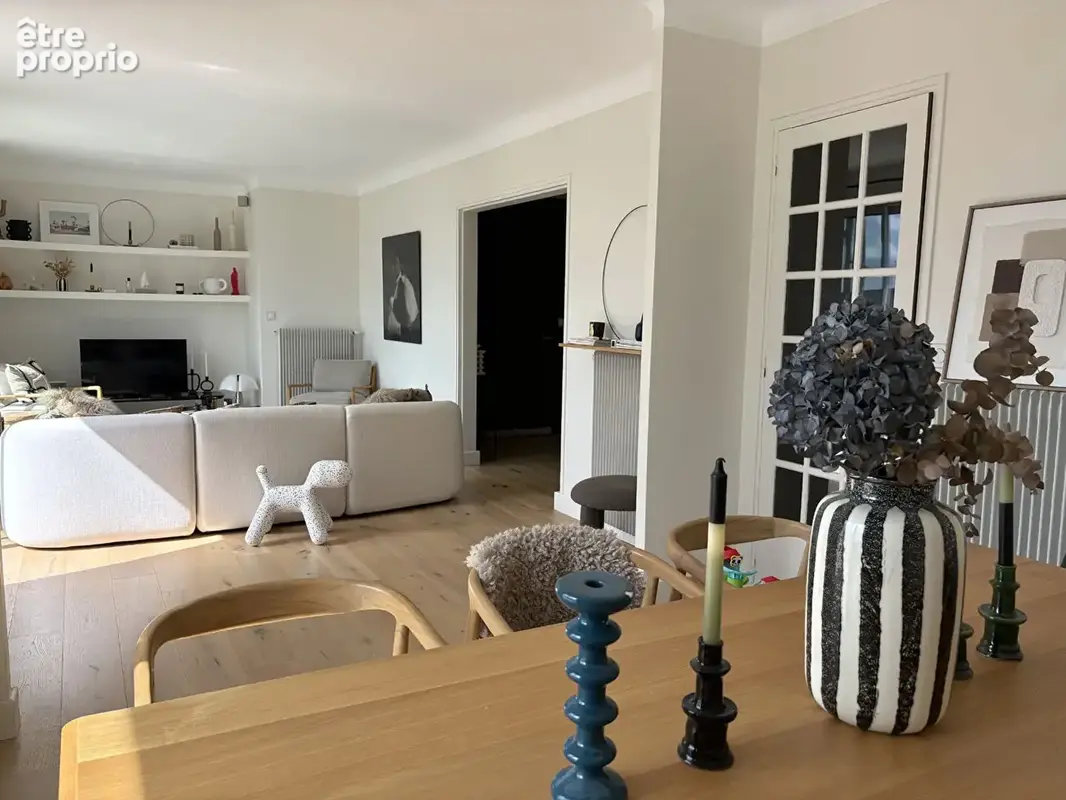 Appartement traversant 86,70 m² rénové avec goût au 6e et dernier étage avec balcons, parking et cave dans résidence de standing - photo 5