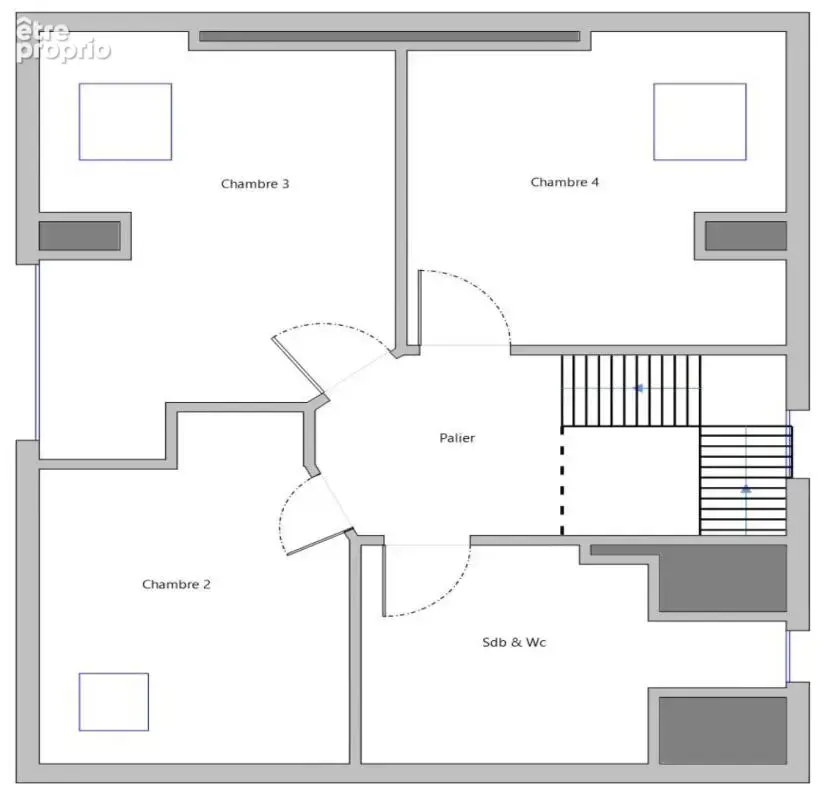 Centre Ville - 4 ch, cave, pkg, jardin - photo 12