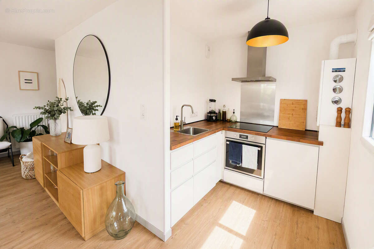 Fouesnant, bourg à pied, très bel appartement T2 avec terrasse. - photo 4