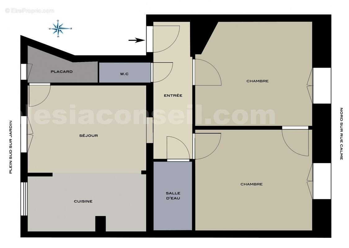 more11-touc-plan - Appartement à PARIS-14E