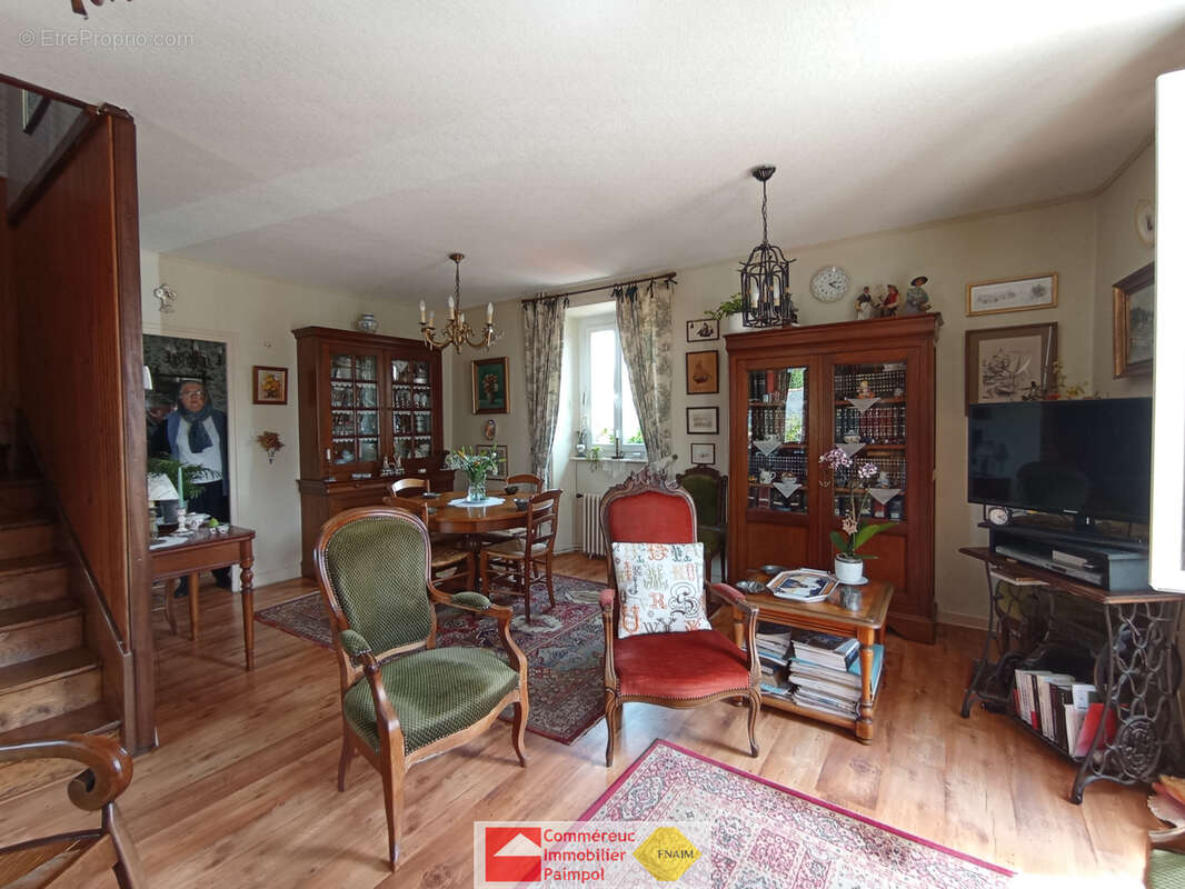 Maison 123 m2, terrain 62 m2, a vendre centre paimpol, commerces, port - photo 7