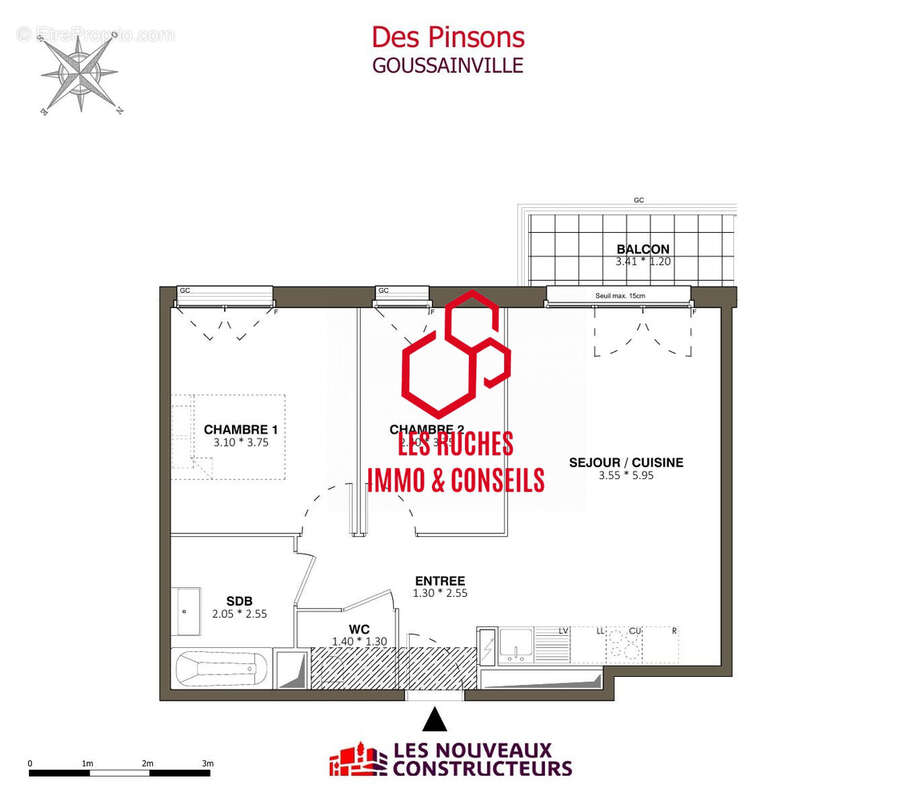 Appartement à GOUSSAINVILLE
