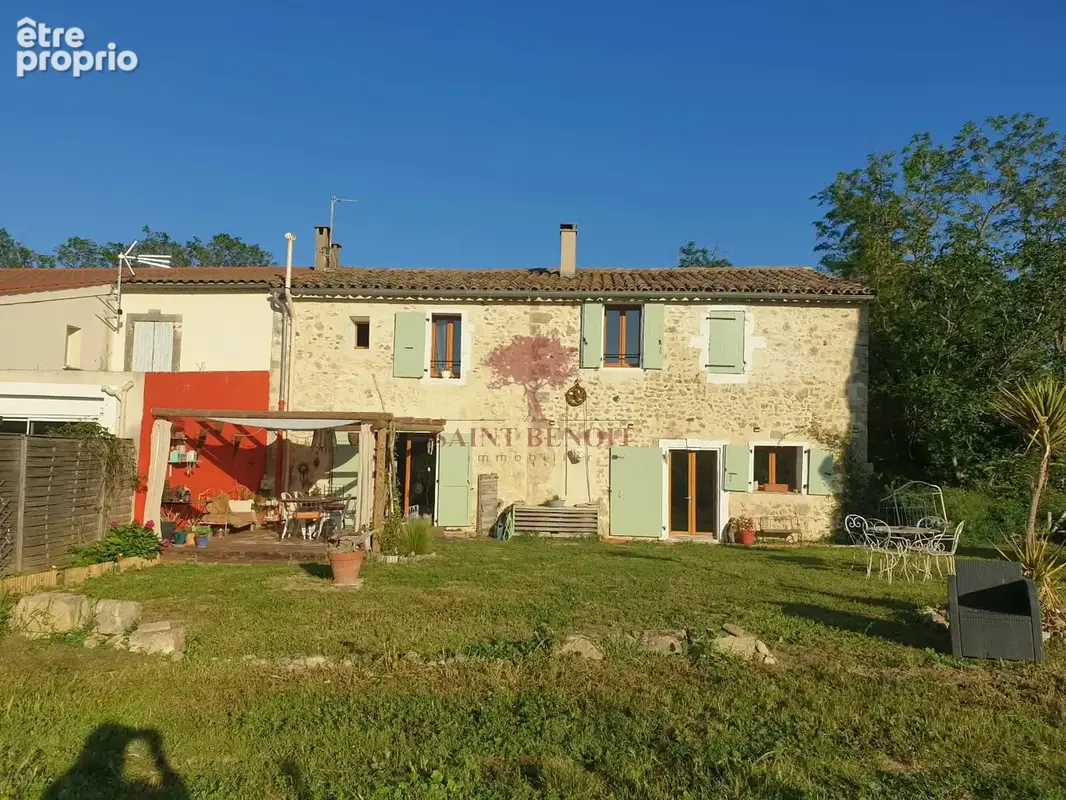 A vendre - secteur  gignac - renovee 2020 -maison en pierre de type t54 de 170m2 avec jardin - photo 17
