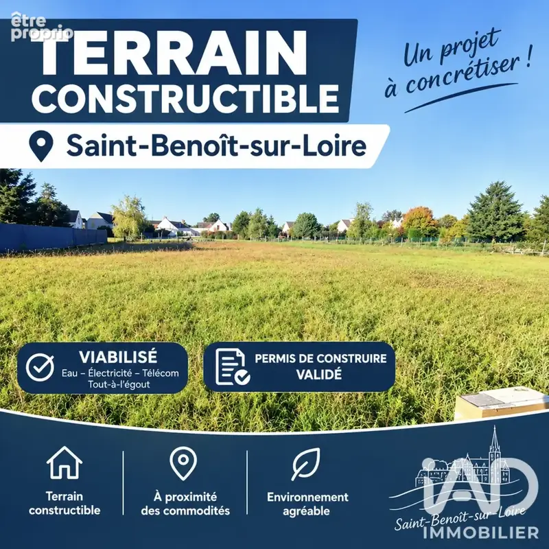 Photo 1 - Terrain à SAINT-BENOIT-SUR-LOIRE