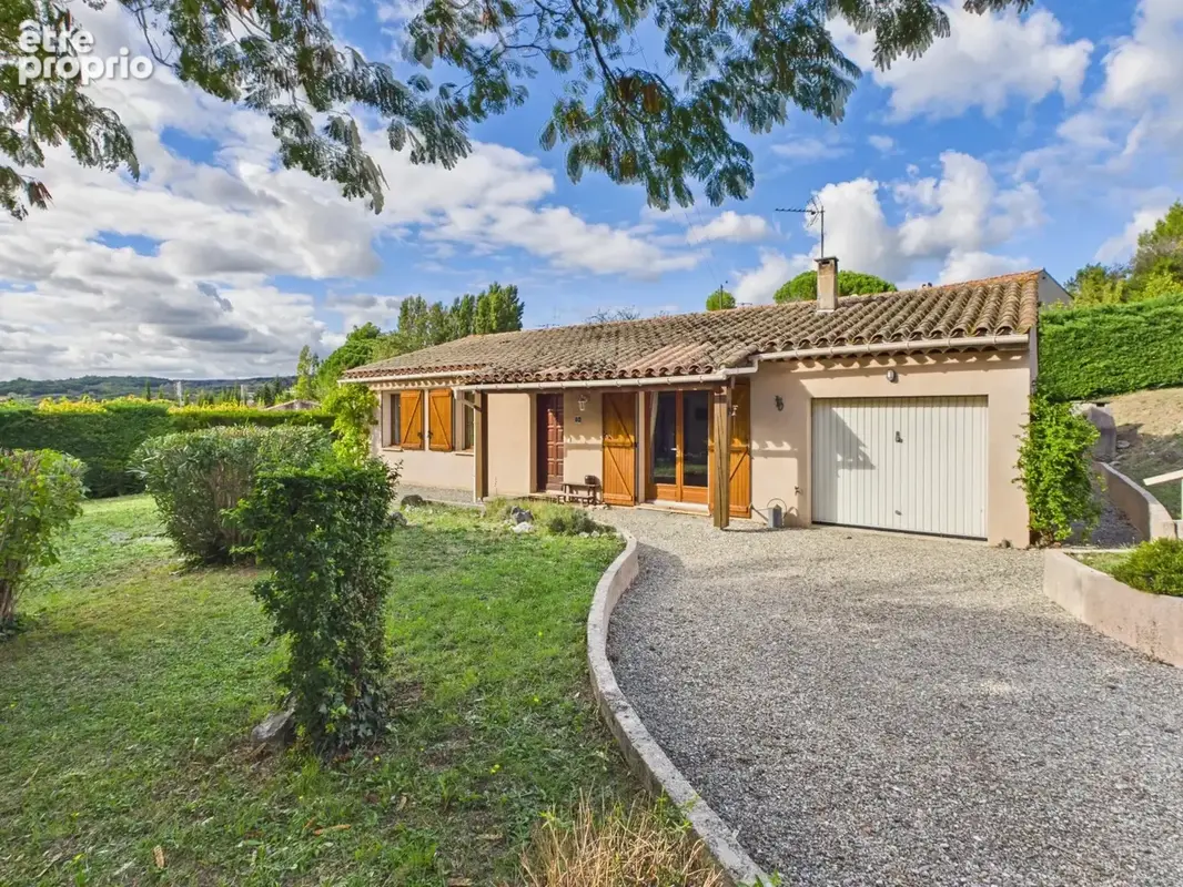 Rare à Montolieu : maison de plain-pied avec jardin et garage - photo 1