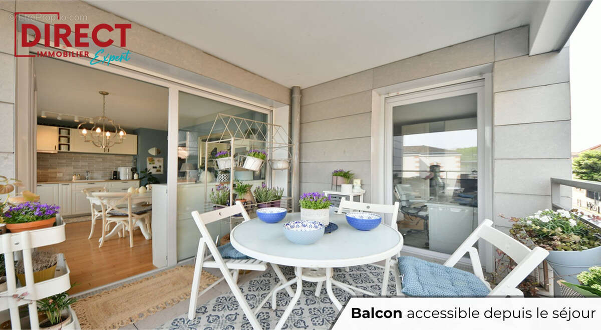 À 1 minutes de la gare : appartement 3p + balcon + parking + copro 2018 - photo 2
