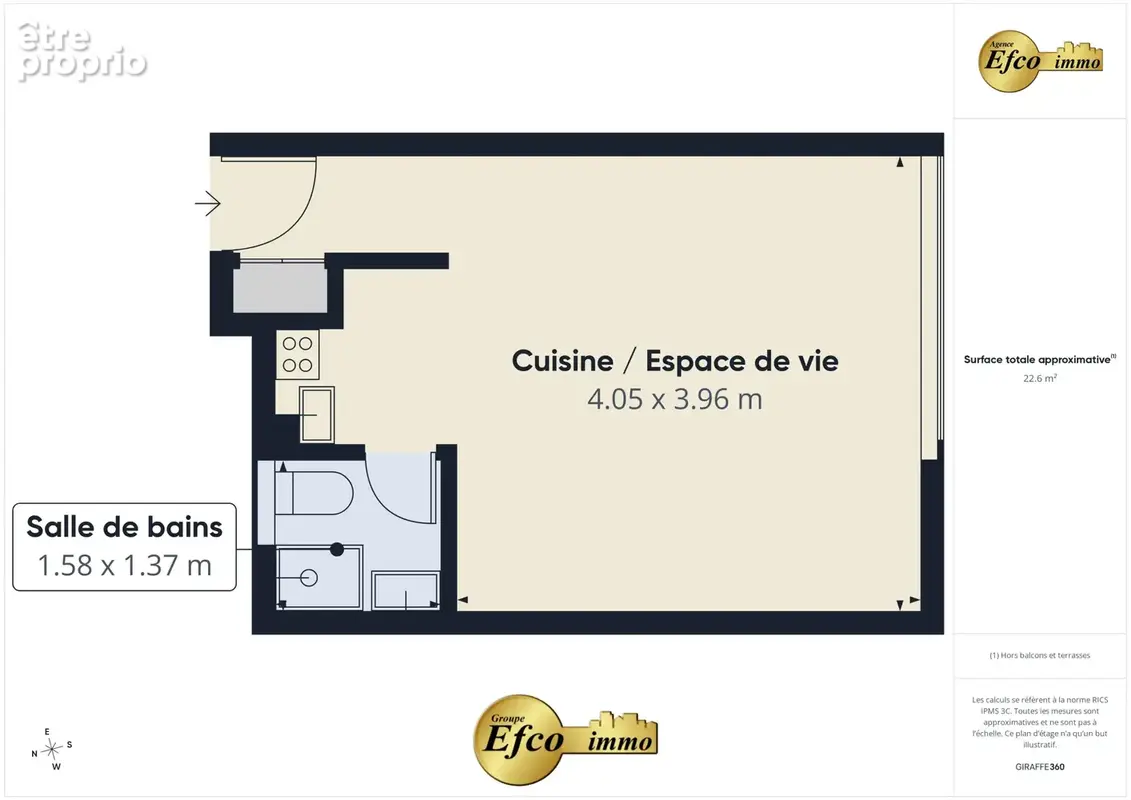 Opportunité ! studio huningue - photo 6