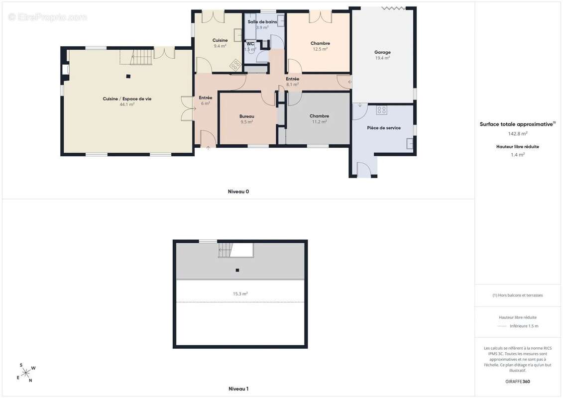 Maison familiale – 3 chambres – 5 307 m² de terrain avec piscine - photo 15