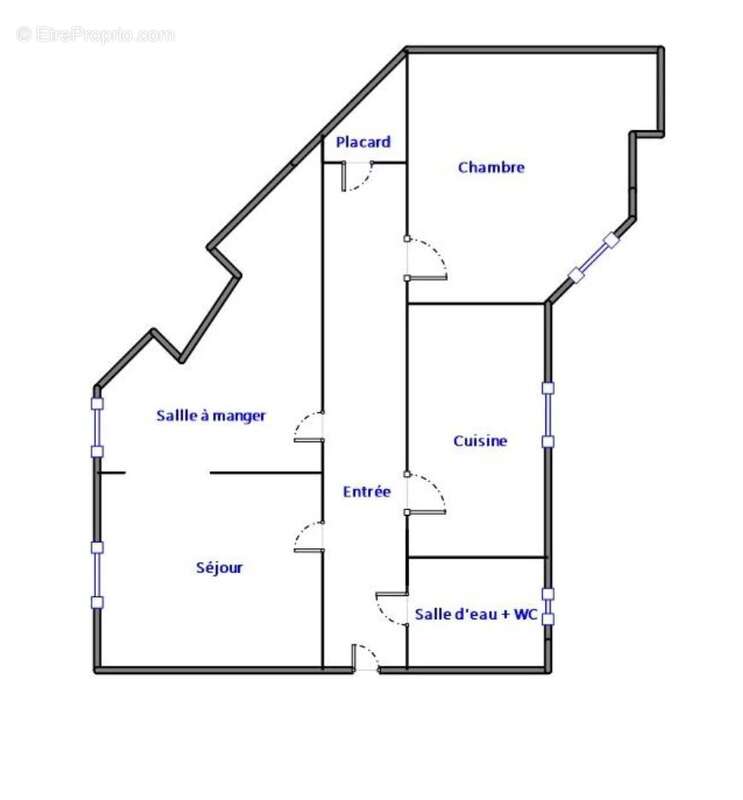 Appartement à PARIS-19E