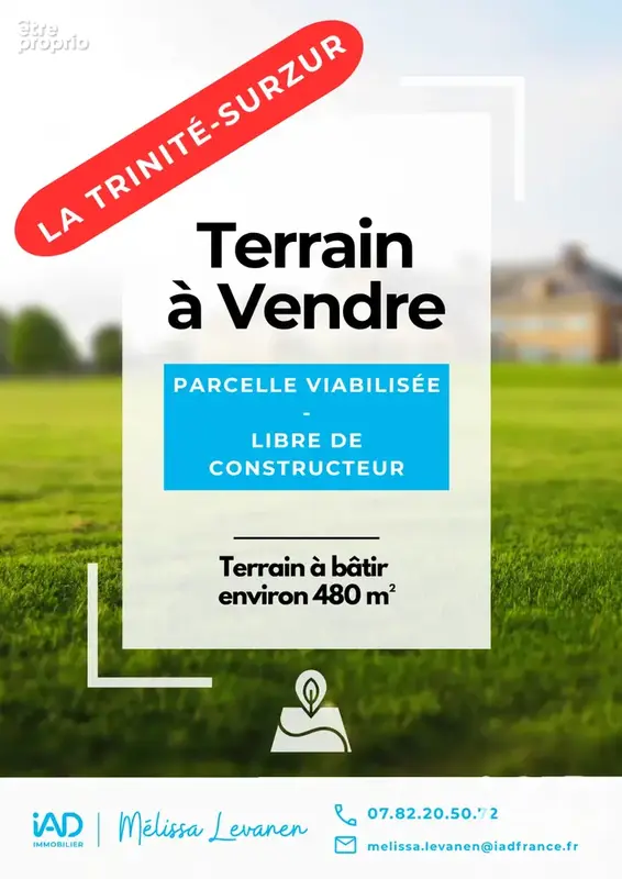 Photo 1 - Terrain à LA TRINITE-SURZUR
