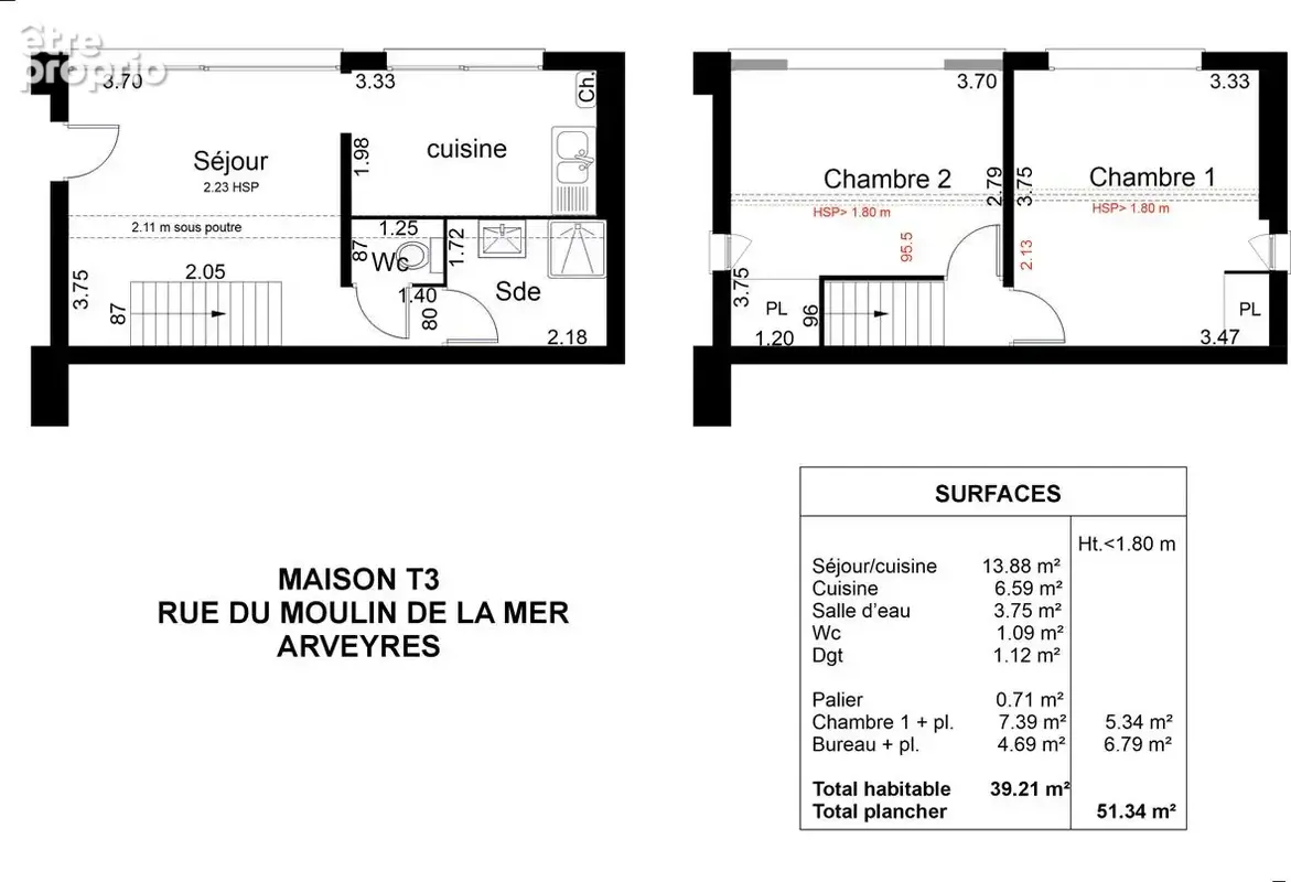 Maison 3 pièces 38 m² à vendre à Libourne (33500) - photo 4