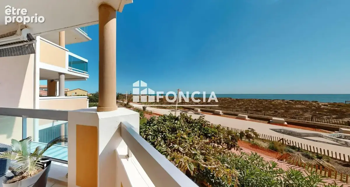 Le barcarès 66420 – t2 rénové avec vue imprenable sur la mer – terrasse 17 m² – parking privatif - photo 10