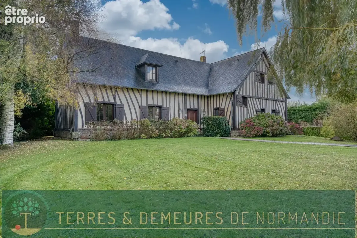 Charme normand aux portes des 3 villes soeurs, comprenant 195m² habitables, 4 chambres et près de 3000m² de terrain, Normandie 7 - photo 1