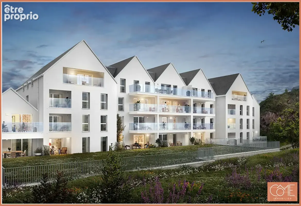 À vendre - type 4 dernier étage - 86m² - terrasse de 20m² - 2 parkings - saint-malo - photo 2