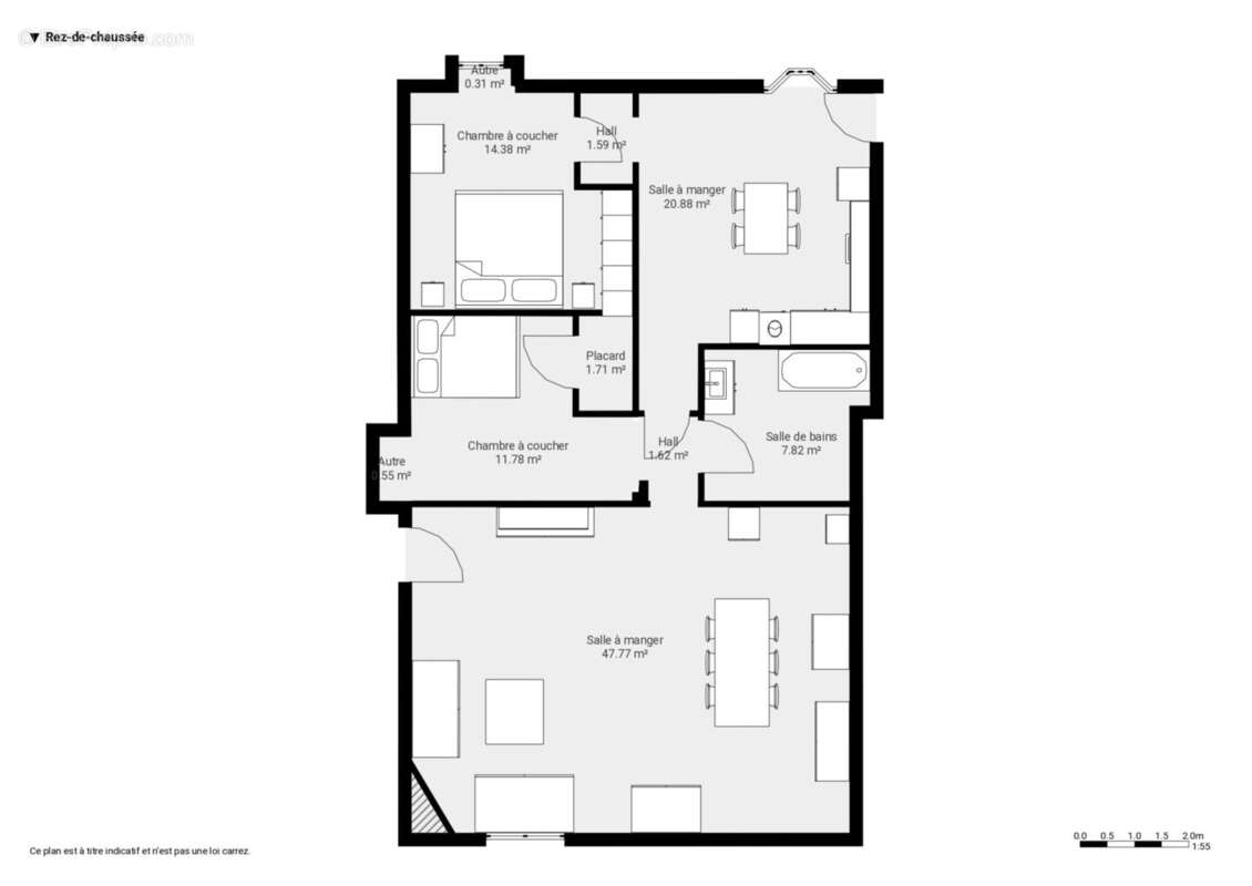 Appartement 108 m² à Lugrin  - photo 2