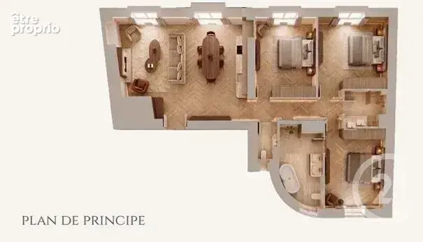 Appartement 4 pièces 106 m² à vendre à Nice (06000) - photo 2