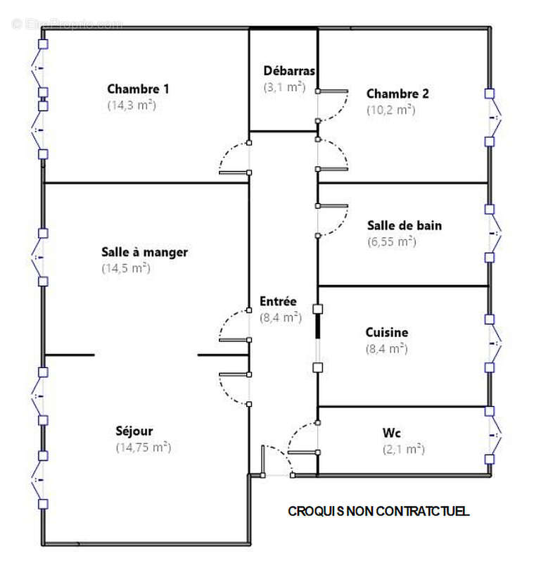 Appartement à COURBEVOIE