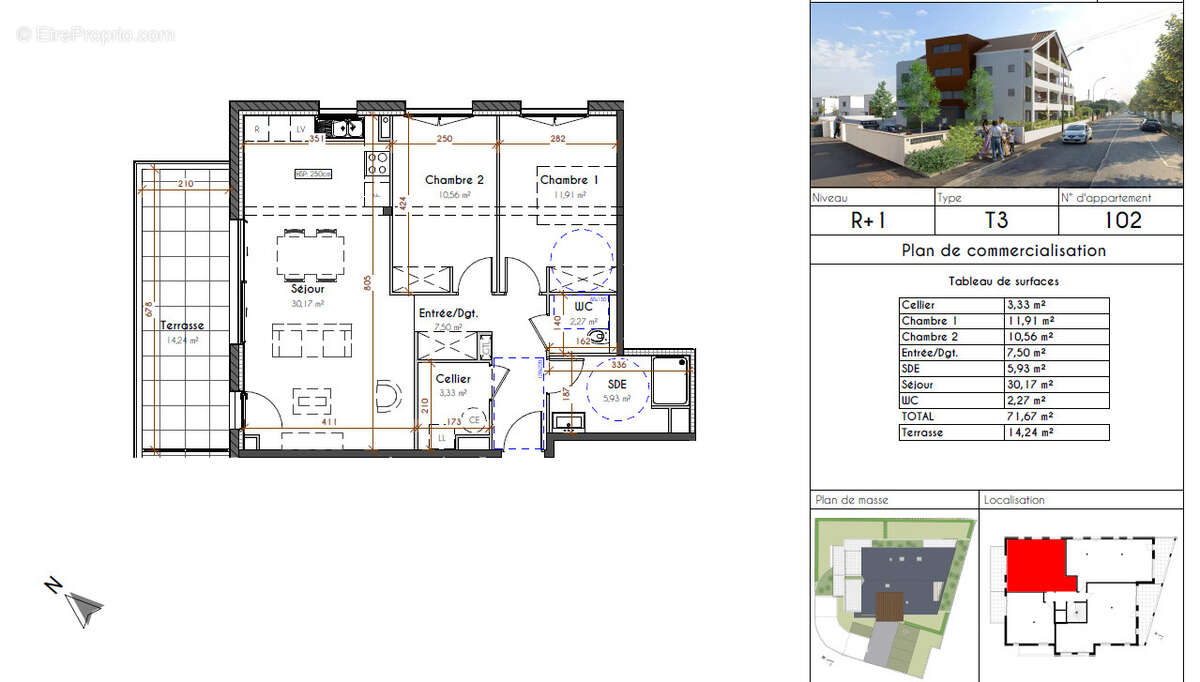 Petite résidence de charme de 12 appartements vendus neufs , été 2027, quartier calme et résidentiel - photo 6