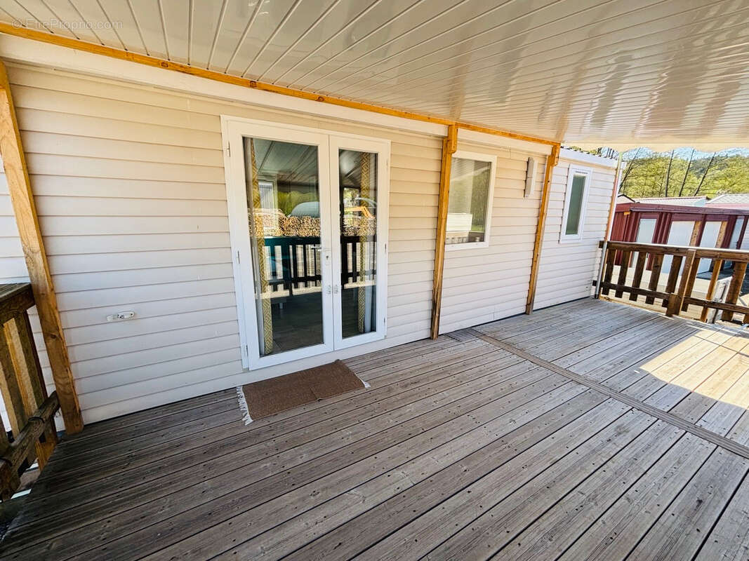 Mobilhome et terrain anould 294 m2 - photo 9