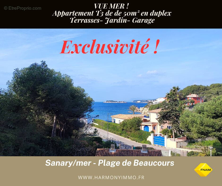 Appartement à SANARY-SUR-MER