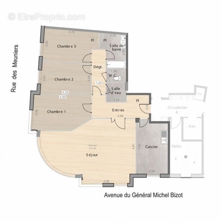 Appartement à PARIS-12E