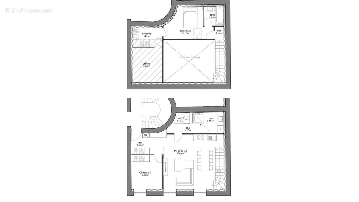 Appartement à GREZIEU-LA-VARENNE