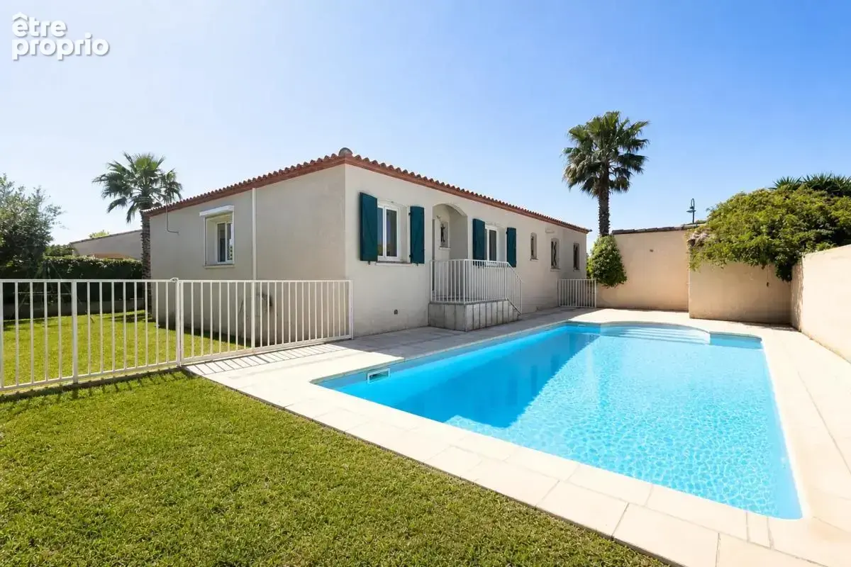 Villa plain-pied 4 faces à Néfiach avec piscine - photo 2