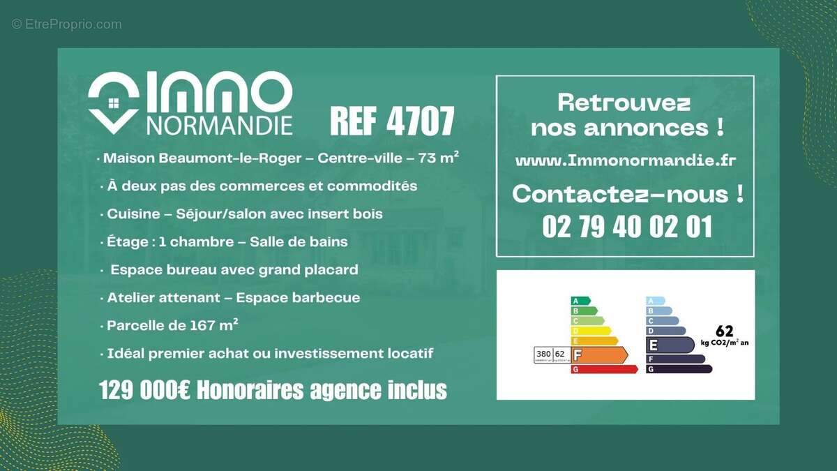 Maison à BEAUMONT-LE-ROGER