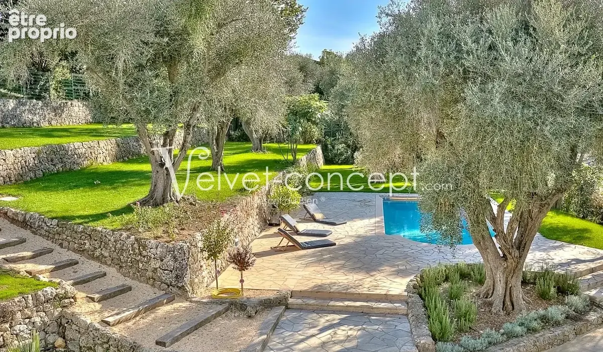 Mougins - proche Etang Fontmerle - vue panoramique - villa entièrement rénovée avec prestations - - photo 2