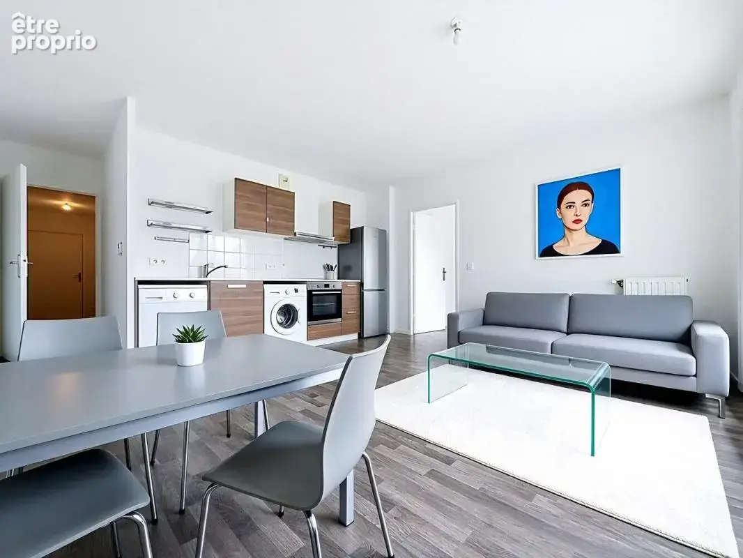 3 pièces de 60,5m² dans immeuble récent avec balcon et parking - photo 2