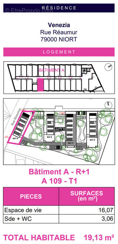 Appartement à NIORT