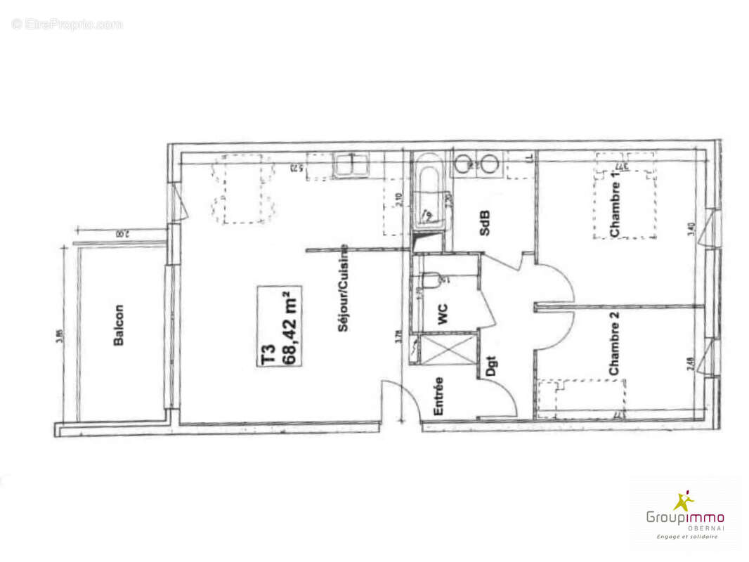 Appartement à OBERNAI