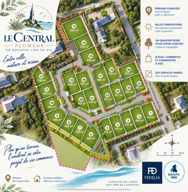 Terrain à PLOMEUR