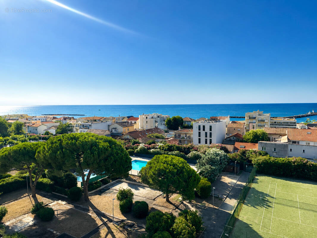 Carnon t3 dernier etage vue port mer etangs - photo 2