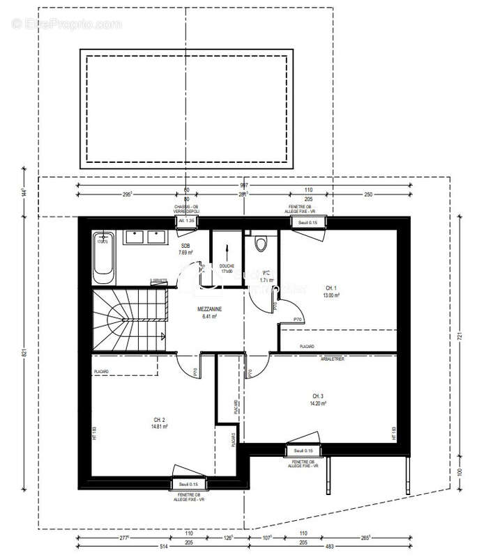Terrain viabilisé avec vue dégagée et maison de 130 m2 avec sous-sol aménageable - photo 8
