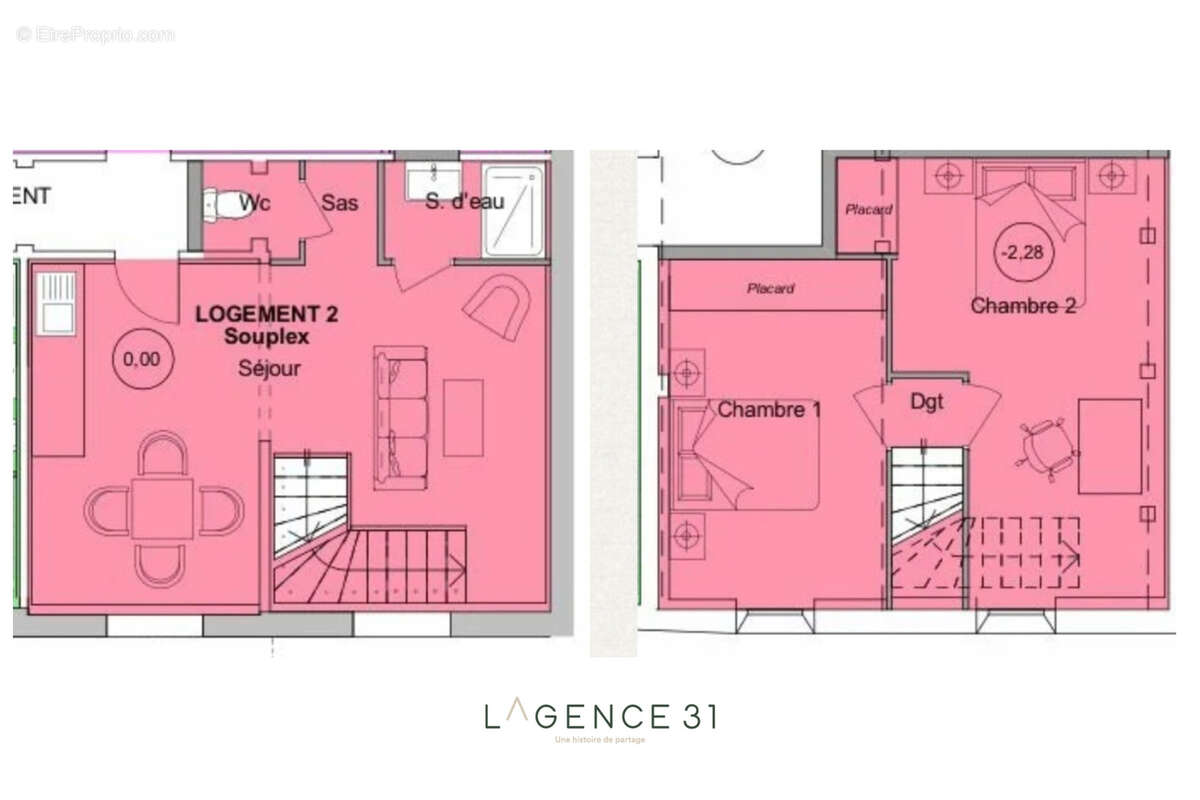 Appartement à TOULOUSE